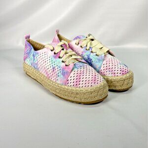 Menina Espadrille Dye Colorful Madrid 2 - Woven Sneakers Shoes Women Size 9